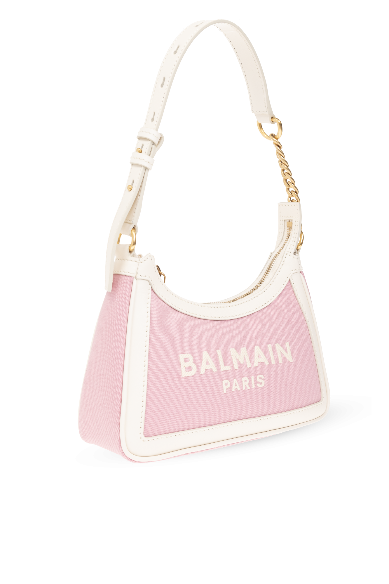 Balmain mules i jacquard med monogram - Pink 'B